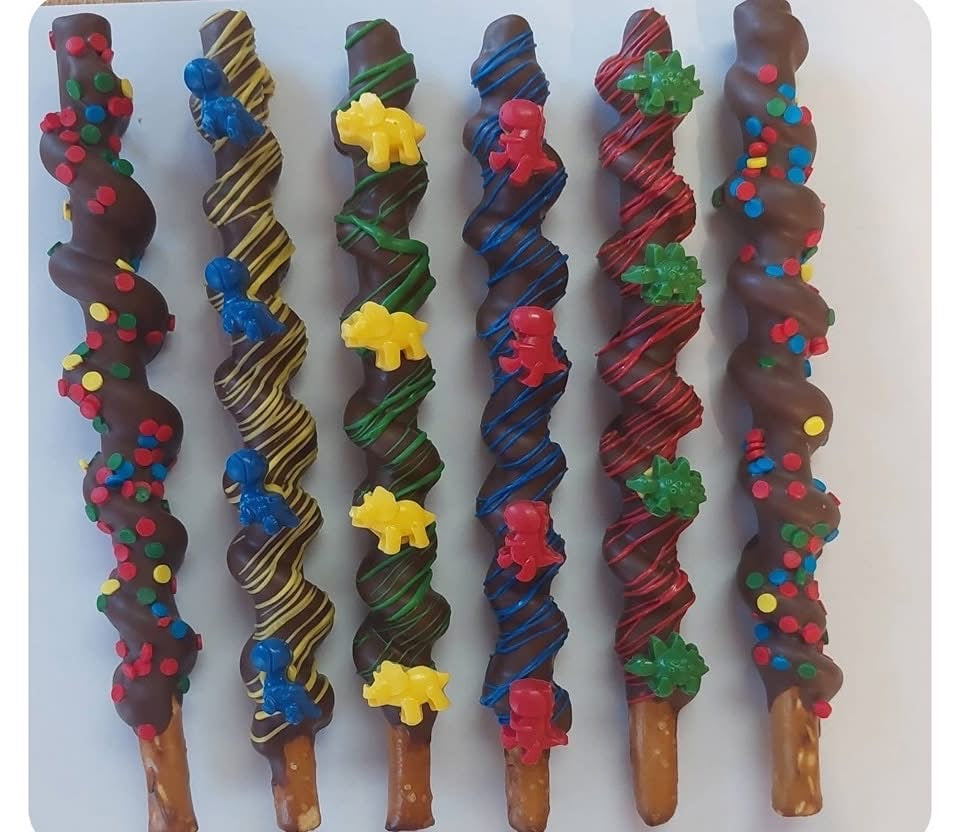 Caramel Wrapped Chocolate Dipped Pretzels